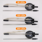 4 Piece Solar Firework Garden Lights - Weatherproof LED Decorative Lighting, Solar Energy for Garden and Patio