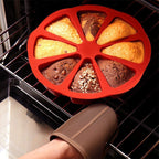 Triangle non-stick silicone cake pan