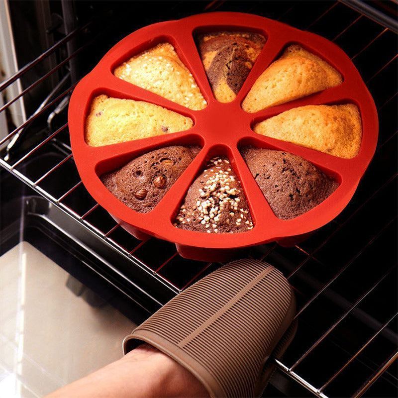 Triangle non-stick silicone cake pan