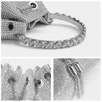 Diamond Drawstring Bucket Bag