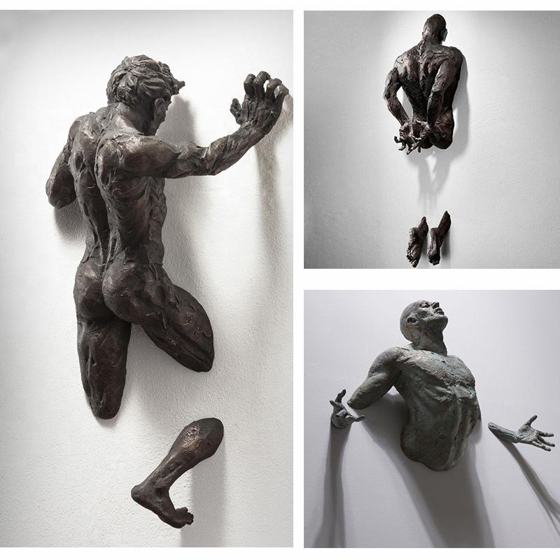 Art of Wall Sculpture Ornament Made of Resin