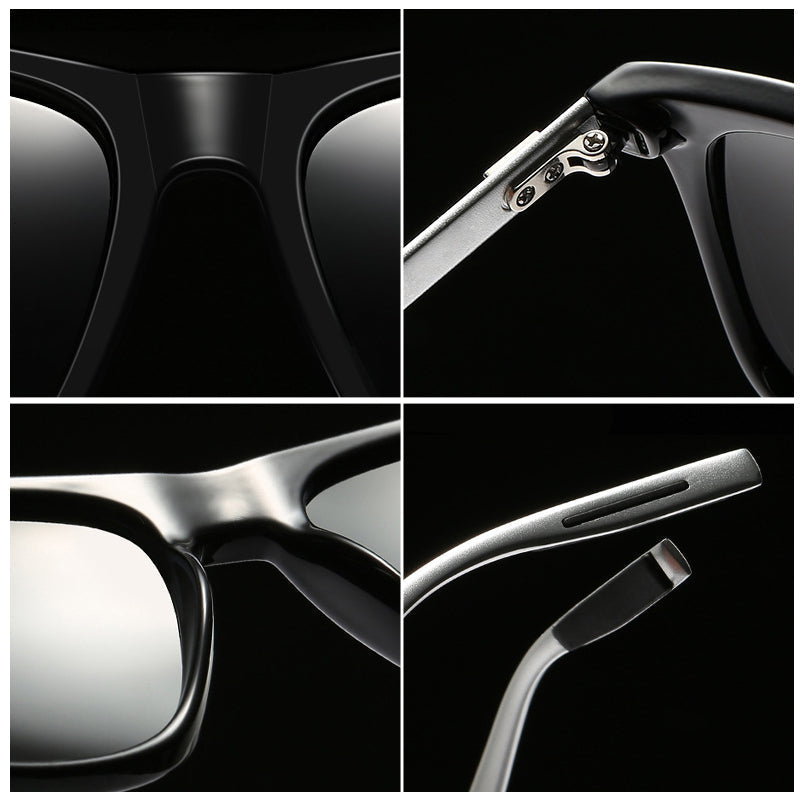 Polarized Sunglasses with Aluminum-Magnesium Frame