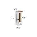 Adjustable Nordic LED Wall Light with Flame Effect