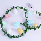 Easter Cracked Egg Rattan String LED Decorative String Lights