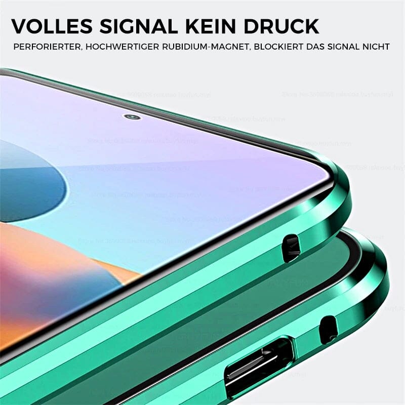 Samsung magnetic tempered glass double-sided phone case