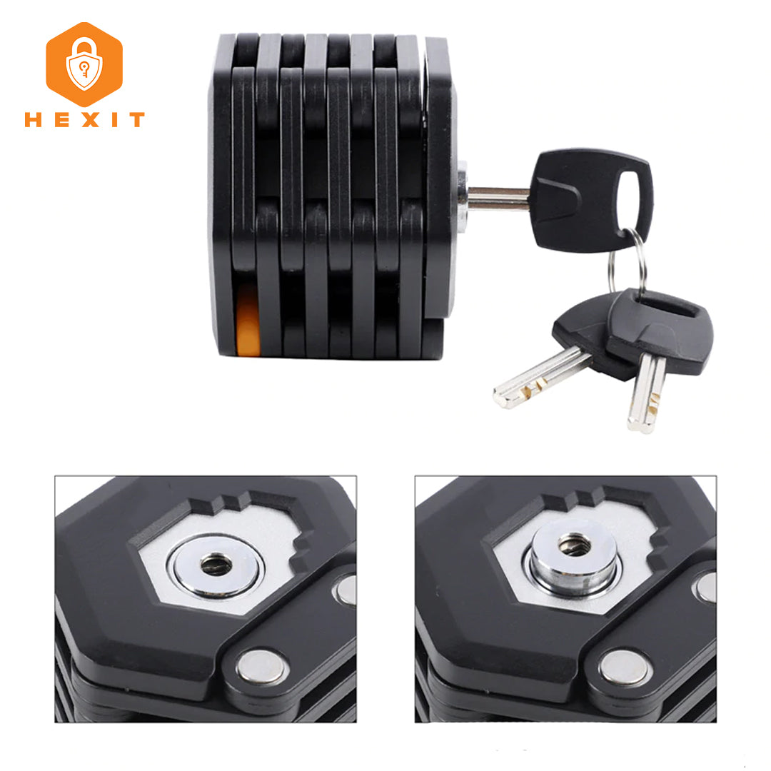 HEXIT™ FoldLock - Compact and Lightweight Bike Lock