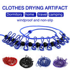 Portable elastic travel dress rack