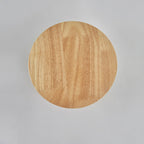 Modern Minimalist Round Irregular Oval Wood LED Wall Light Lamp for Living Room