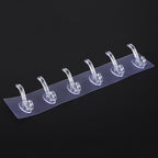 Multifunctional transparent 6 hooks
