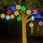 Waterproof LED Snowflake Light for Festive Winter Decoration