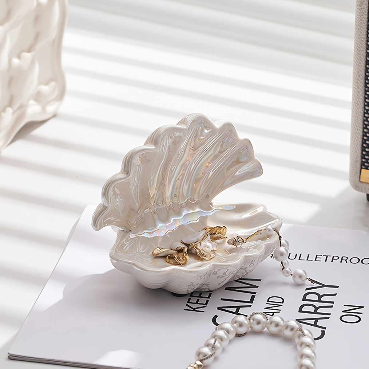 ArtBowl - Elegant Porcelain Jewelry Dish for Decoration