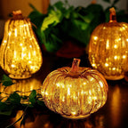 HarvestGlow Hand-Blown Glass Lamp