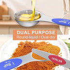 10-Piece Stainless Steel Measuring Cups and Spoons Set