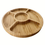 SnackAura – Serve snacks stylishly with a durable, eco-friendly bamboo tray