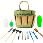 Planturo Mini Garden Tool Set | 13-piece | For bonsai, succulents & houseplants | With organizer bag