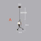 Retro Iron Man Pendant Light