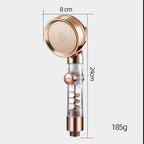 3 Mode Adjustable High Pressure Water Saving Showerhead