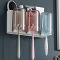 Gap-free toothbrush holder