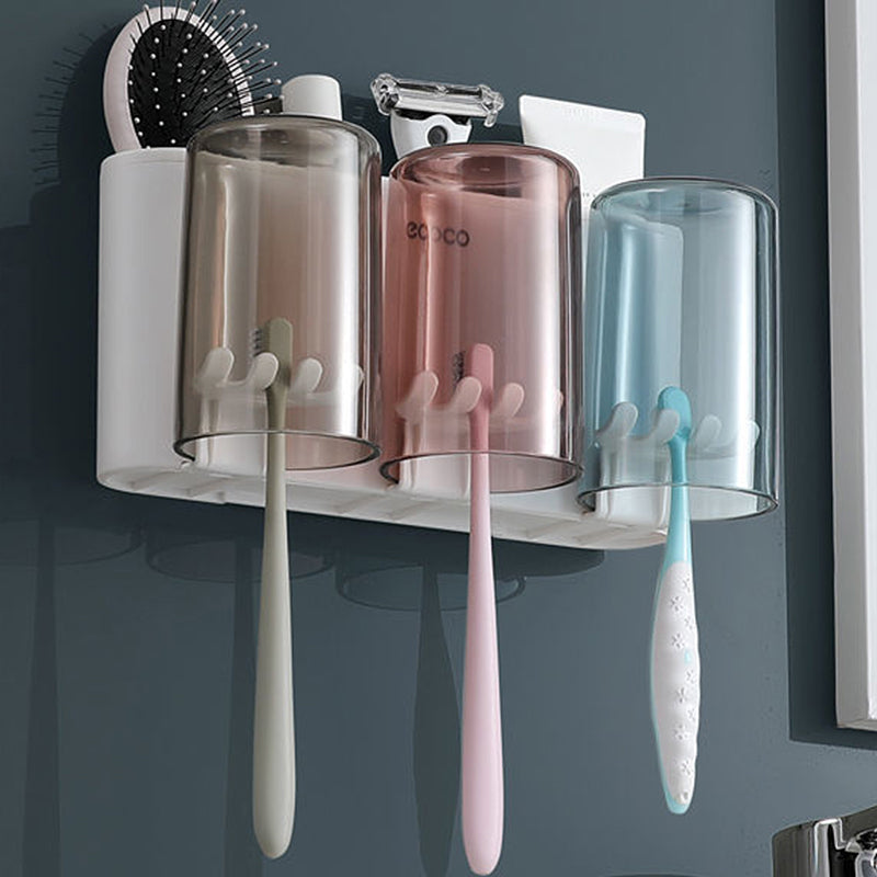 Gap-free toothbrush holder