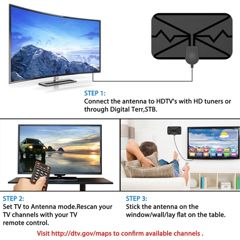 Upgrade DIGITAL HDTV ANTENNA 4K