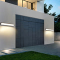 AquaBar Modern LED Outdoor Wall Light | Aluminum & Acrylic | Durable & Waterproof | Warm White | Various Sizes
