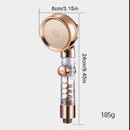 3 Mode Adjustable Turbocharged Shower Head