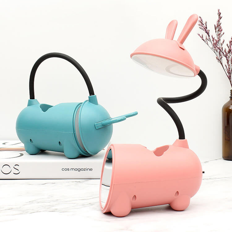 Creative LED Touch Lamp with Pen Holder | USB Charging Function | Desk Lamp | Children's Room Decor