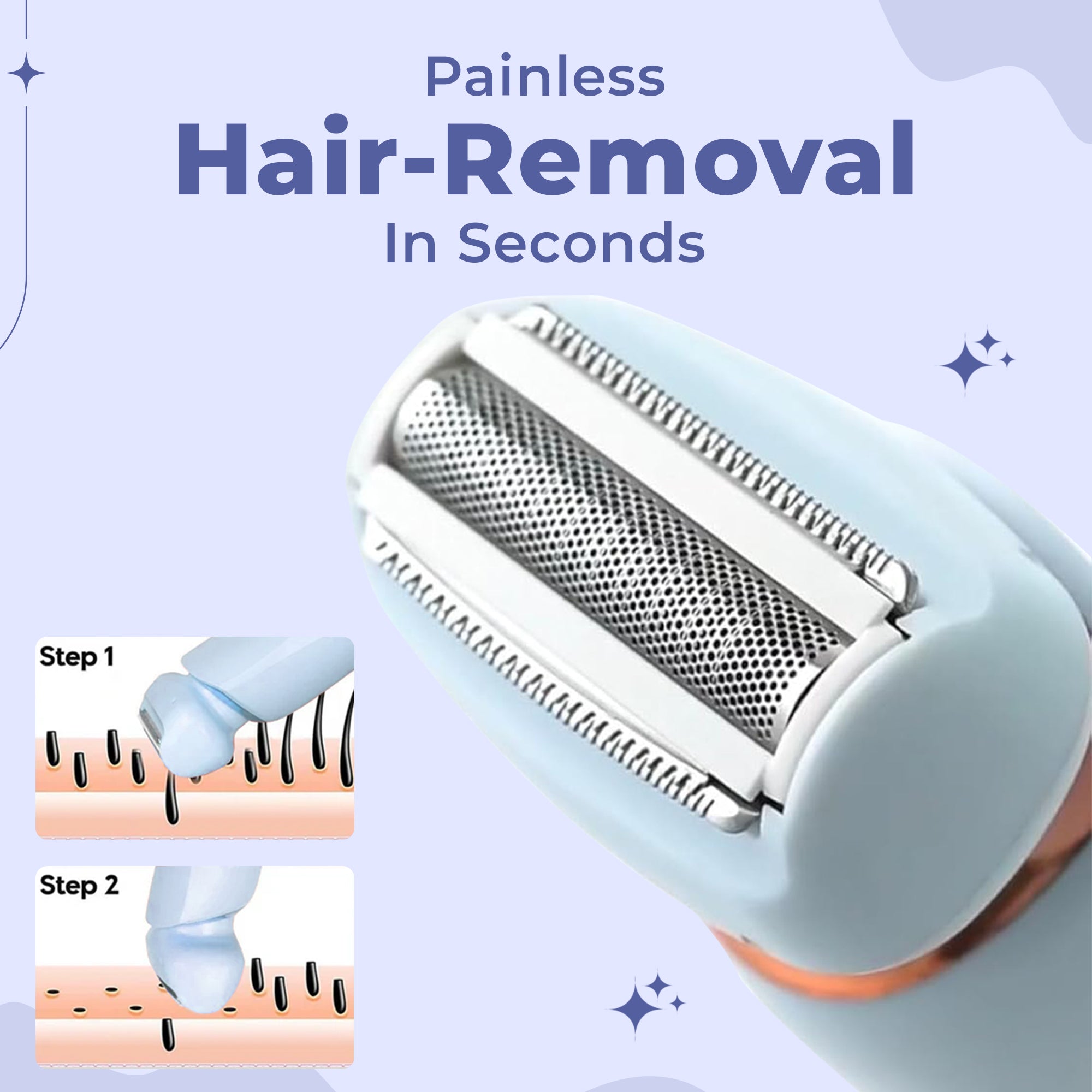 Electric Portable Razor - Perfect for both wet and dry shaving