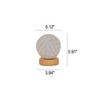 LumoAura USB LED Table Lamp | Rechargeable | Warm Light | Minimalist Design for Home