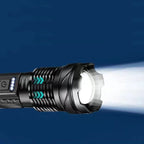 Long-distance white laser ultra-bright flashlight