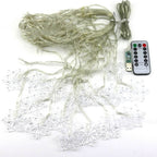 Snowflake Remote Control Ice Strip Light Blinking LED Decorative String Lights