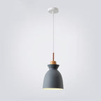 AuroraLite Nordic Pendant Light | Metal Design | 1-Light | Modern Color Options
