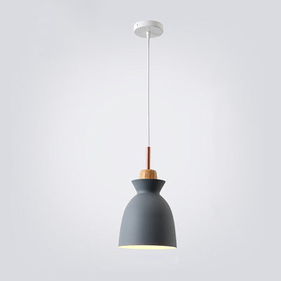 AuroraLite Nordic Pendant Light | Metal Design | 1-Light | Modern Color Options