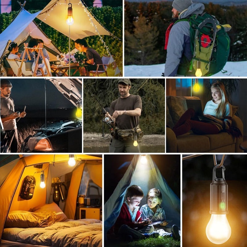 Solar + USB LED Camping Lantern