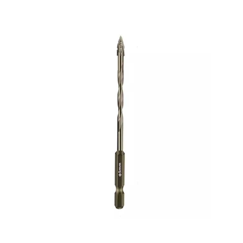 Practical Four Blade Serrated Eccentric Drill