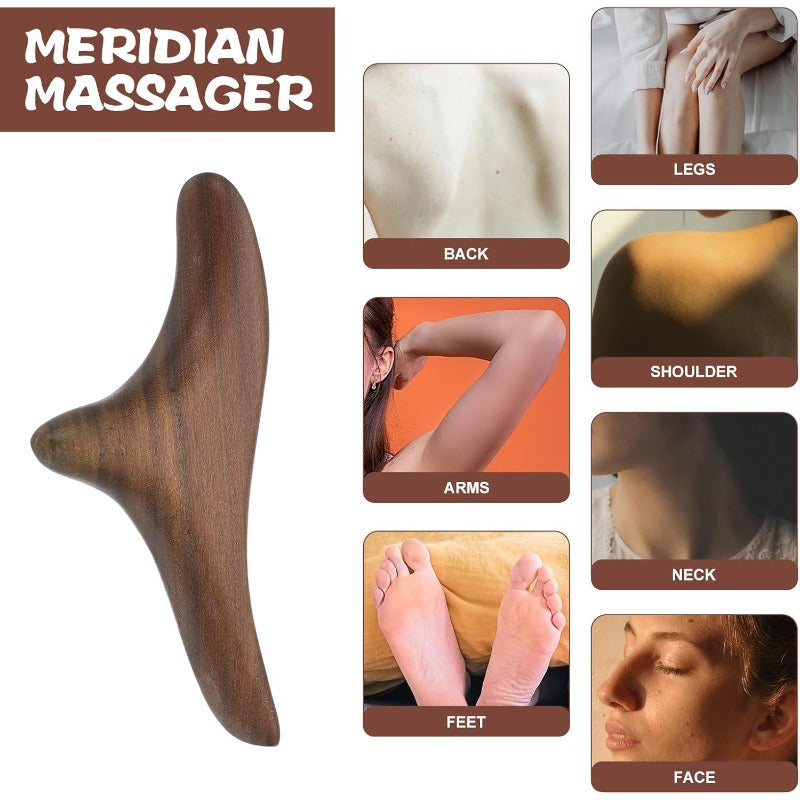 Natural Wood Foot Massager