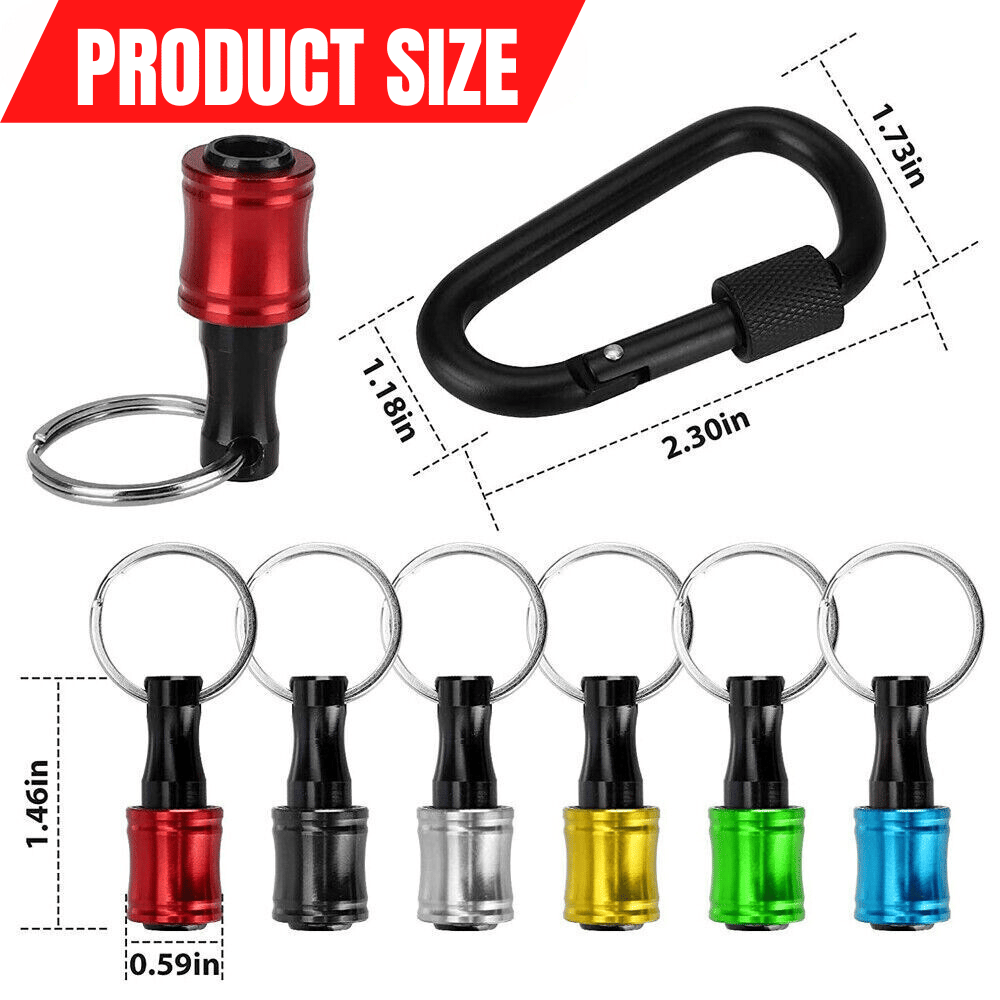 1/4" Hexagonal screwdriver head bracket hiking buckle