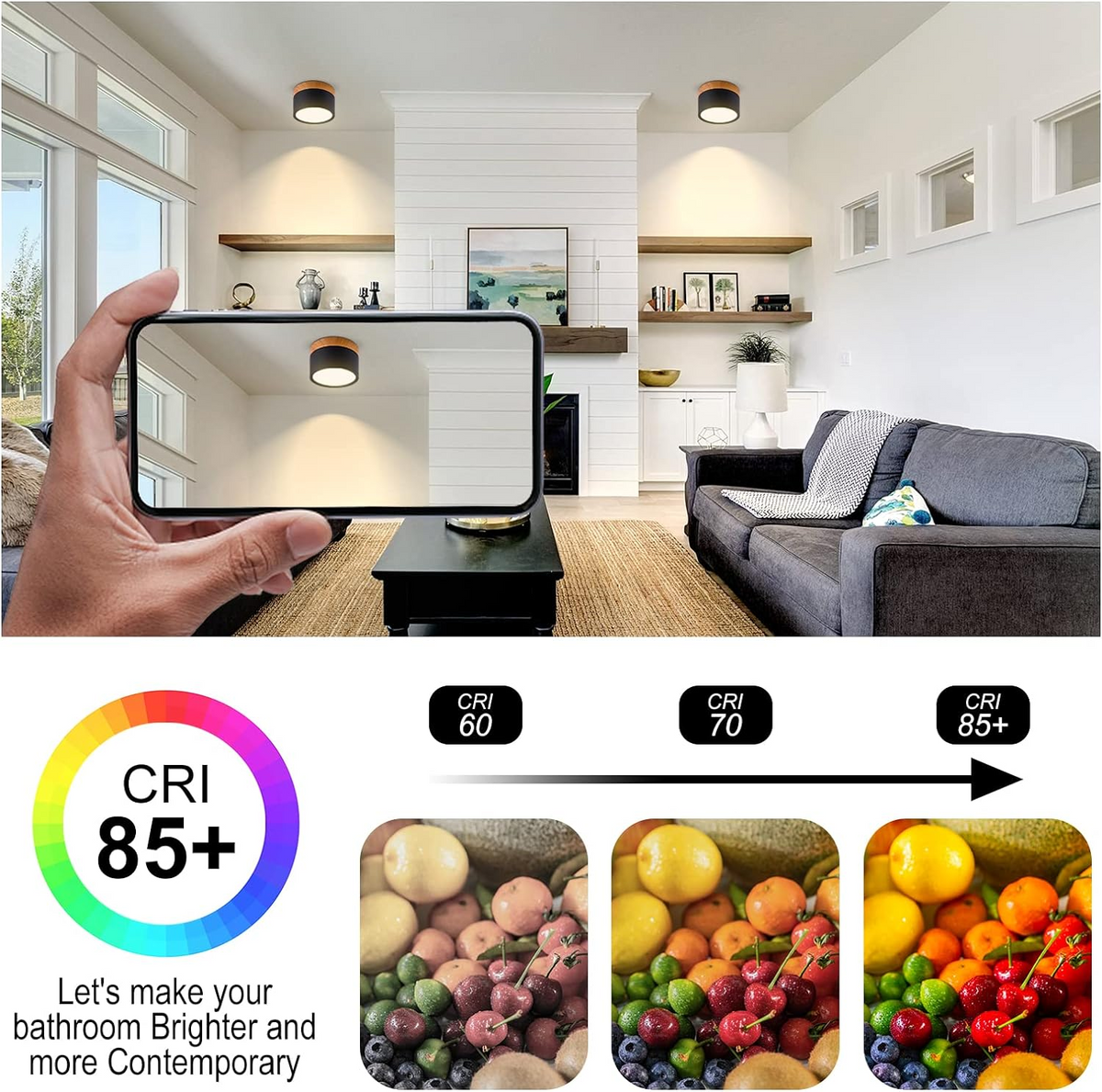 LED Ceiling Light Modern Flush Mount Cylinder