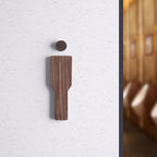 Set Wooden Toilet Seats of Black Walnut – Men & Women – Self-adhesive
