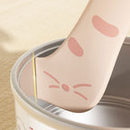 Pet food can lid & scoop set