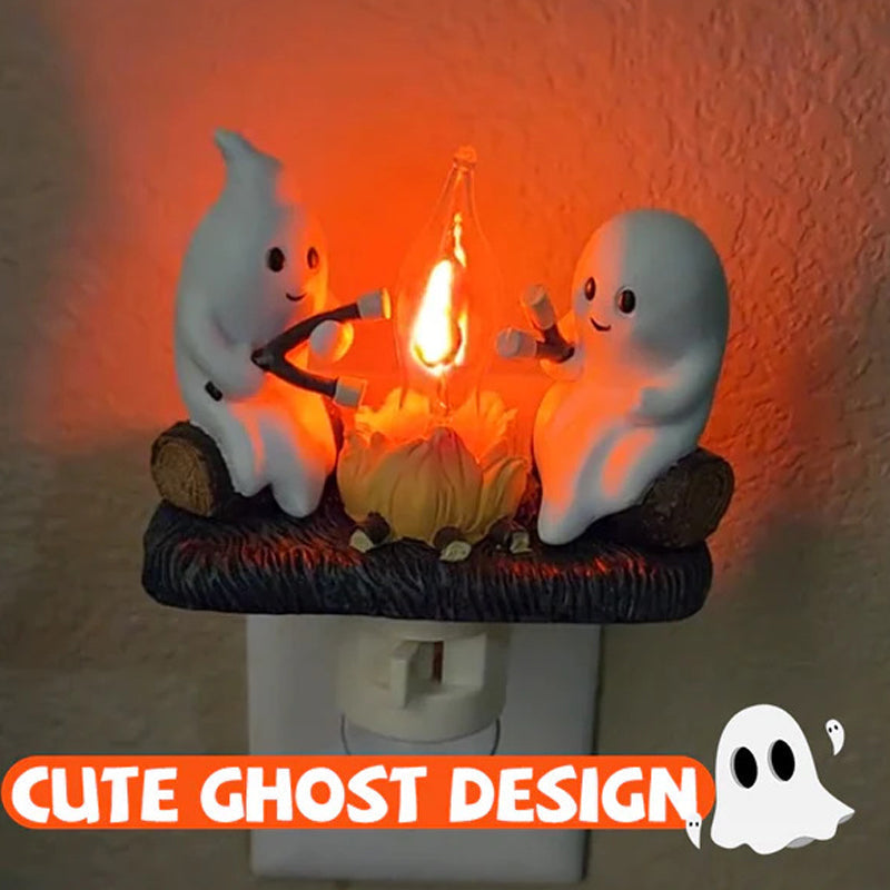 Ghost Bonfire Blinking Night Light