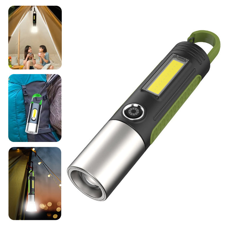 Multifunctional outdoor flashlight for adventures