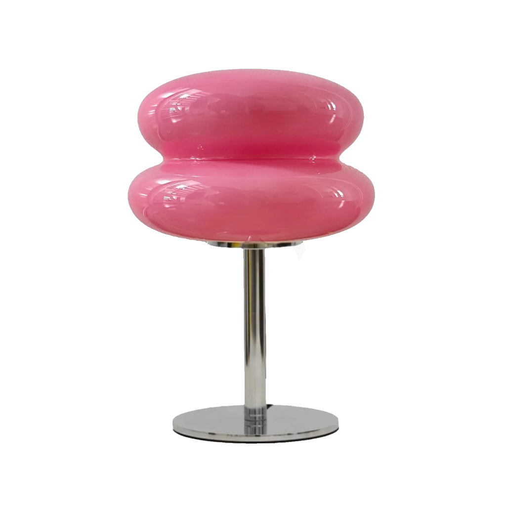 LueurRose – Retro Table Lamp with Dimmable LED and USB