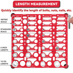 2026 New Nut and Bolt Thread Checker (SAE & Metric)