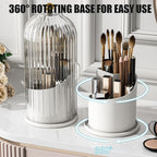 Rotating Toothbrush Organizer