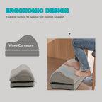 Ergonomic Footrest with Memory Foam – Adjustable & Non-Slip