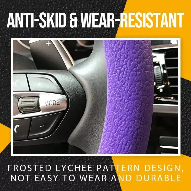 Cool non-slip silicone steering wheel cover