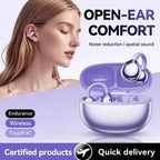 AI Translation Open Ear Clip Bluetooth Headphones