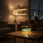 Handmade lamp with a natural flair for atmospheric lighting