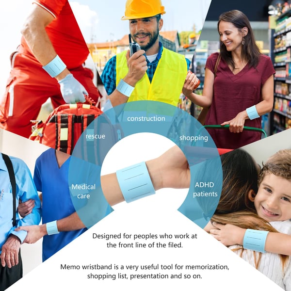 Reusable Erasable To Do List Silicone Wristband